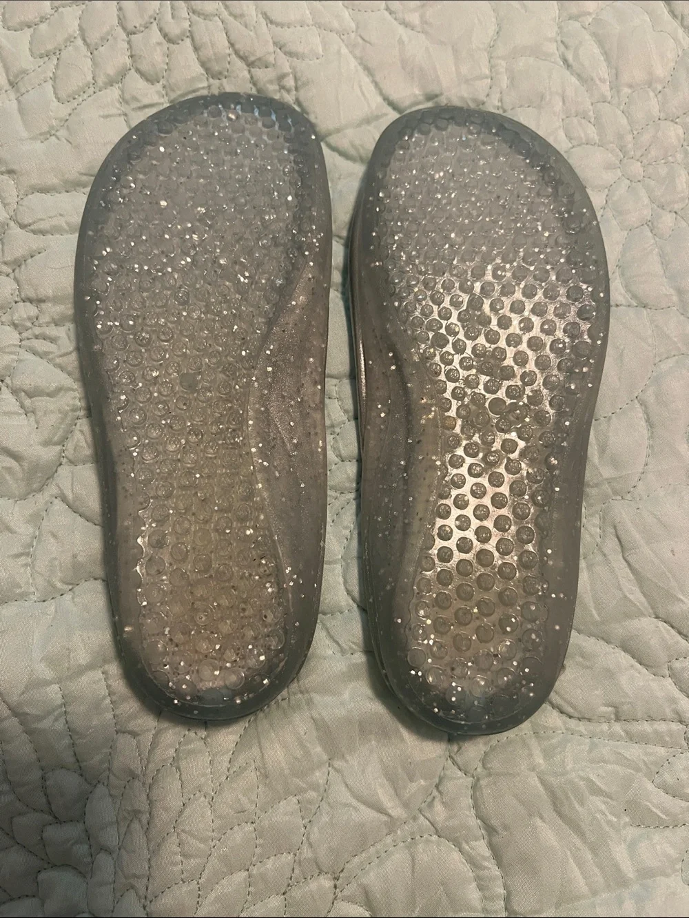 Disney, Girls' Sparkle Snowflake - Silver, “Frozen”water shoes, NWOT